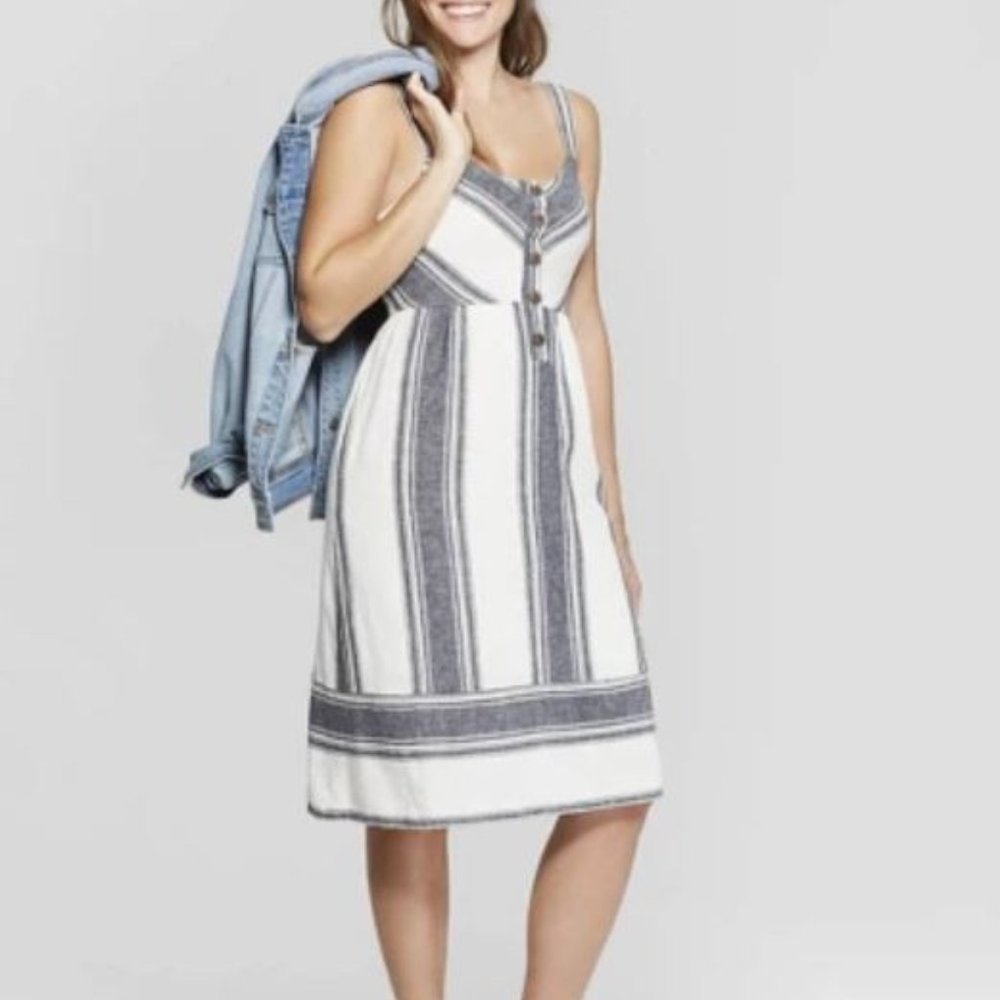 Universal Threads striped jumper dress